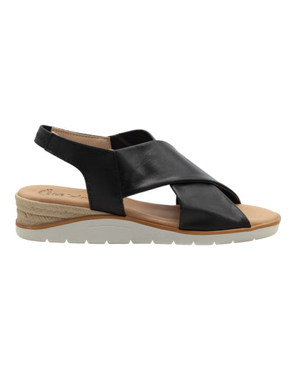 SANDALIAS DE MUJER XBONITA J-091 EN NEGRO