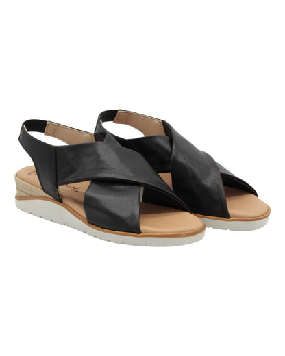 SANDALIAS DE MUJER XBONITA J-091 EN NEGRO