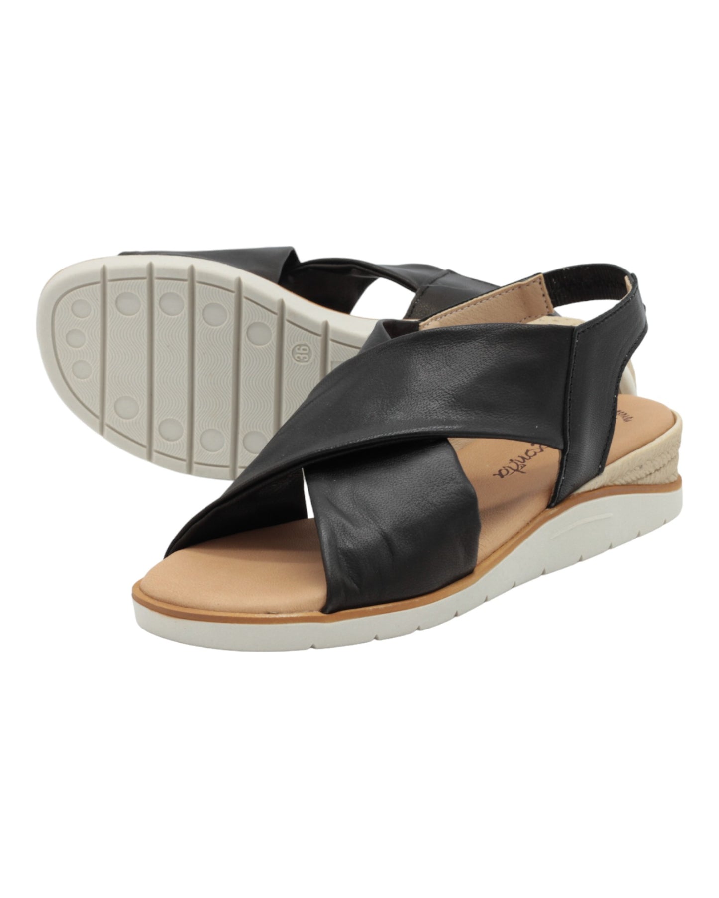 SANDALIAS DE MUJER XBONITA J-091 EN NEGRO