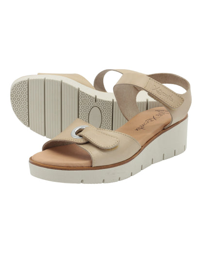 SANDALIAS DEA MUJER XBONITA 9963 EN BEIGE