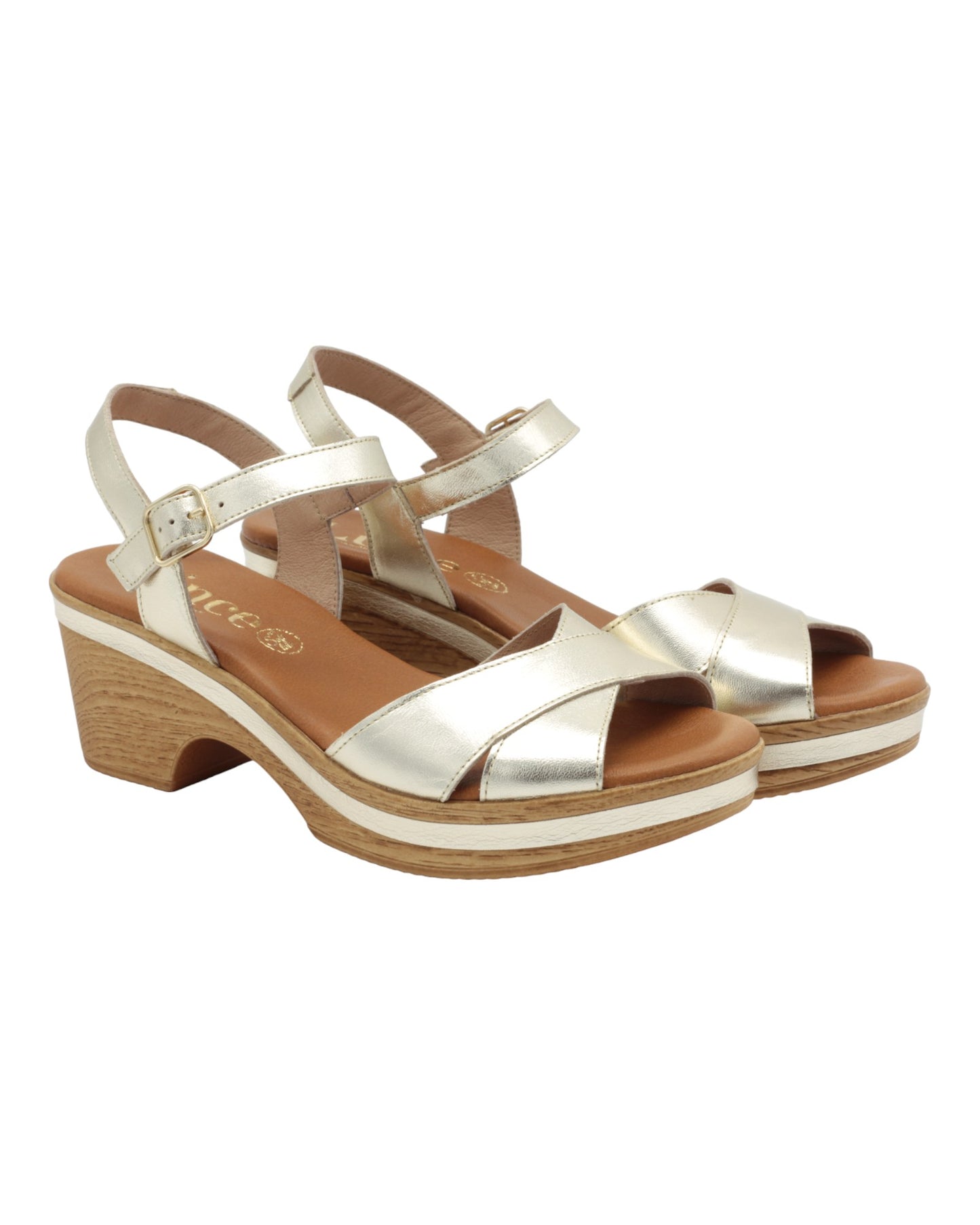 SANDALIAS DE MUJER LINCE 22201 CERDEÑA EN ORO