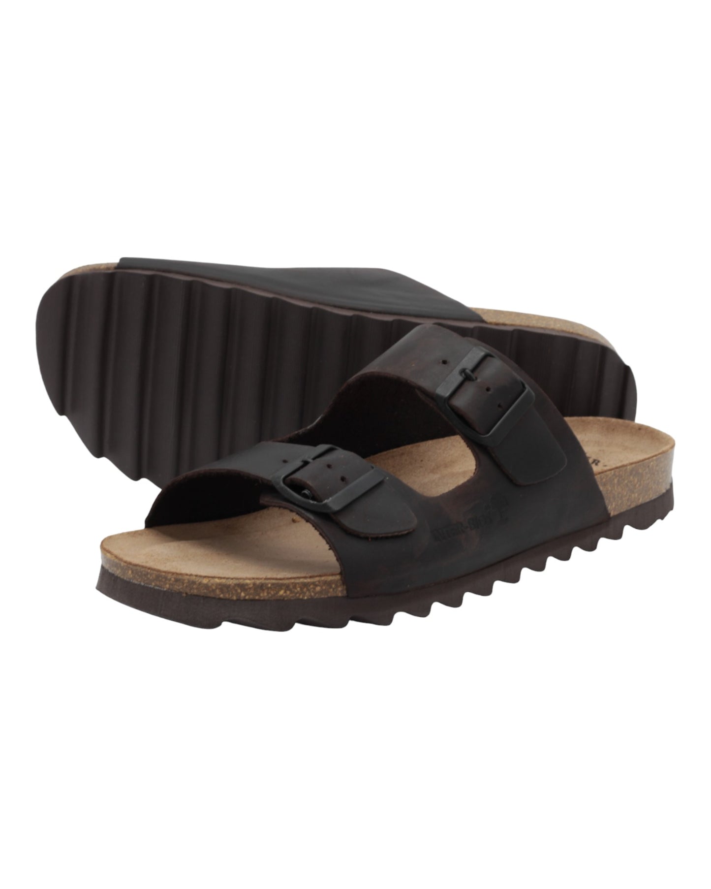 SANDALIAS DE HOMBRE INTER-BIOS 9560-SM EN MOKA