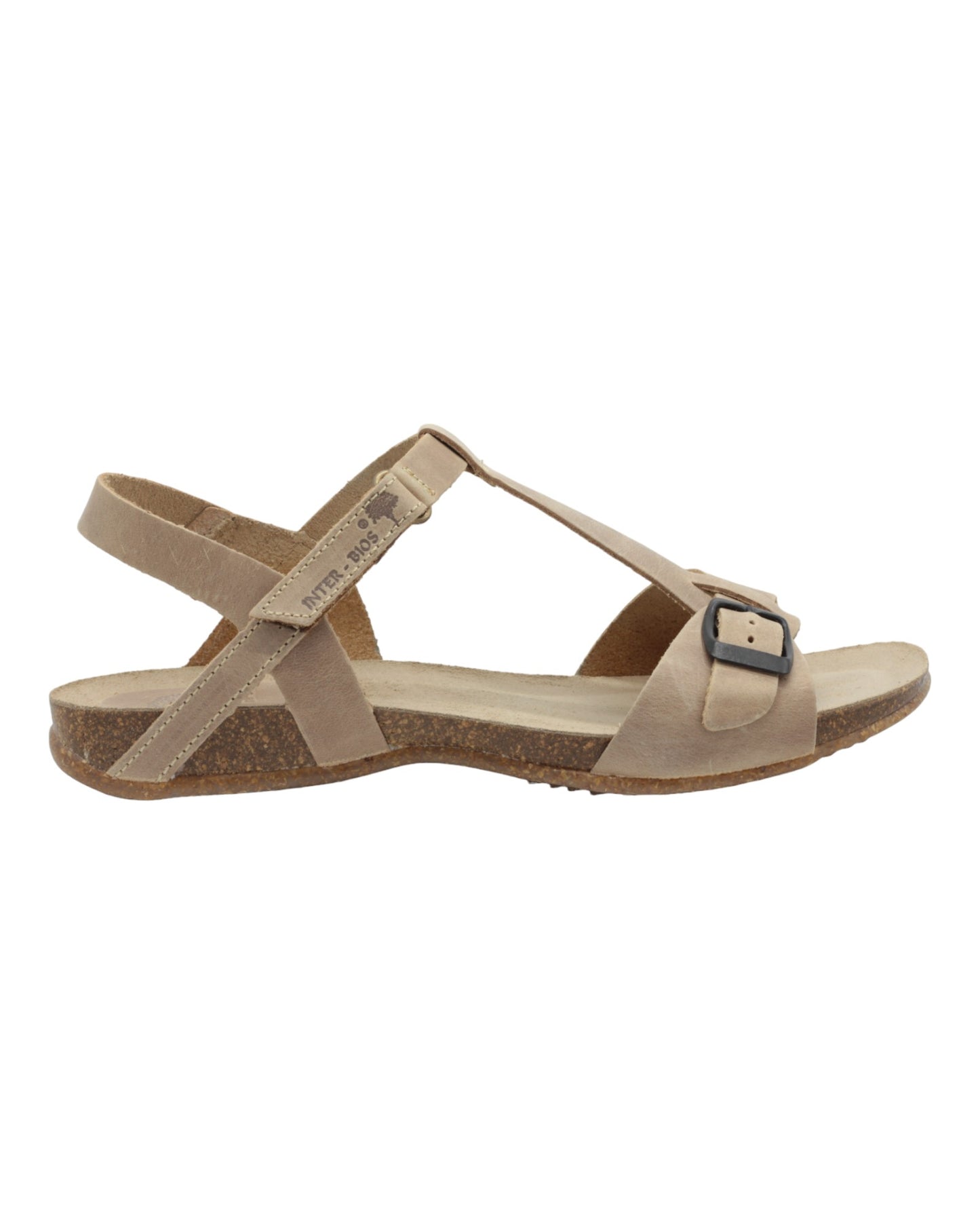 SANDALIAS DE MUJER INTER-BIOS 4462 EN BEIGE