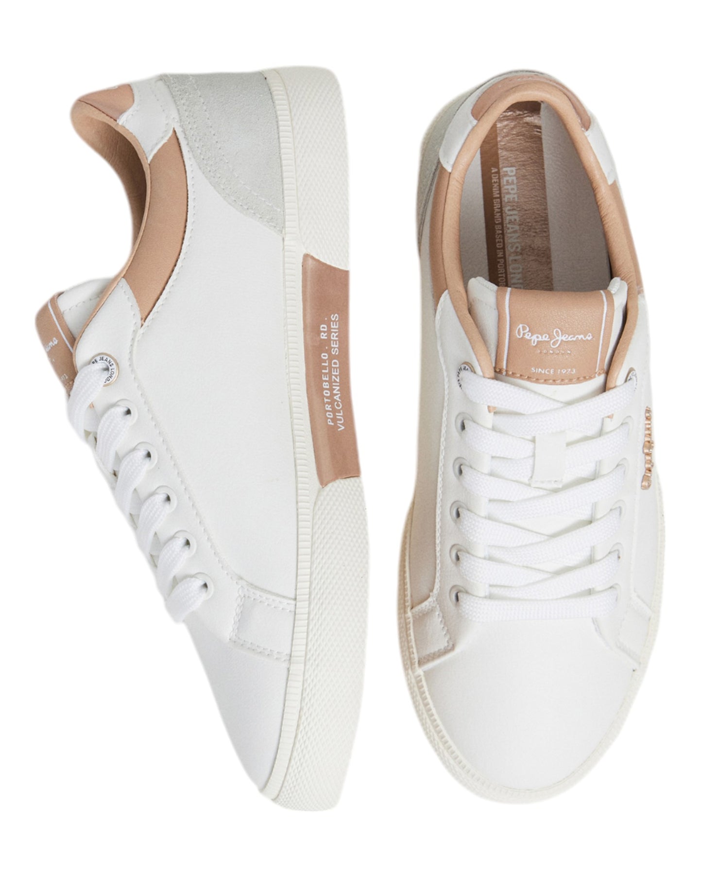 DEPORTIVOS DE MUJER PEPE JEANS KENTON EN BLANCO