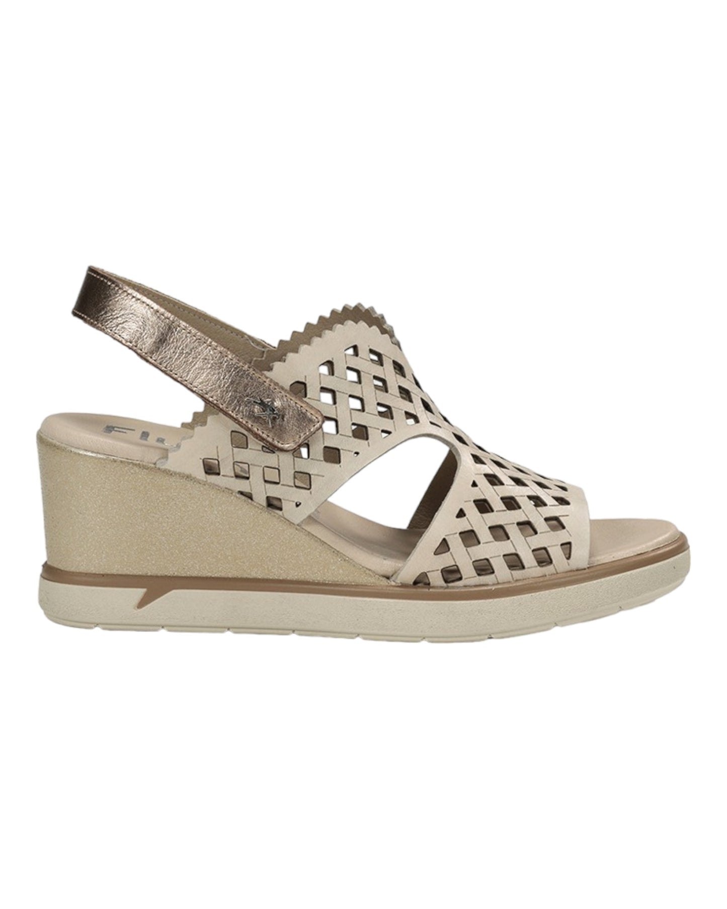 SANDALIAS DE MUJER FLUCHOS F1973 EN BLANCO