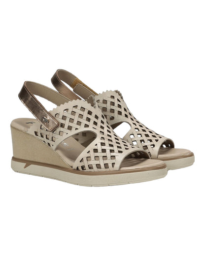 SANDALIAS DE MUJER FLUCHOS F1973 EN BLANCO