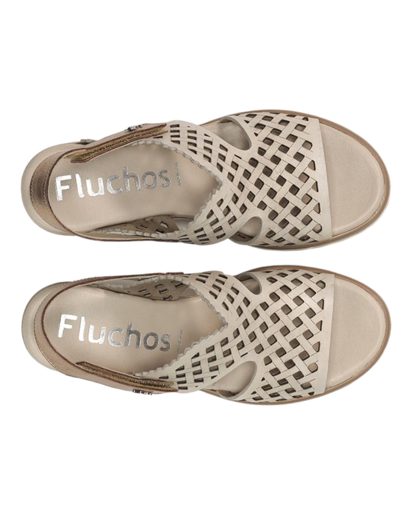 SANDALIAS DE MUJER FLUCHOS F1973 EN BLANCO