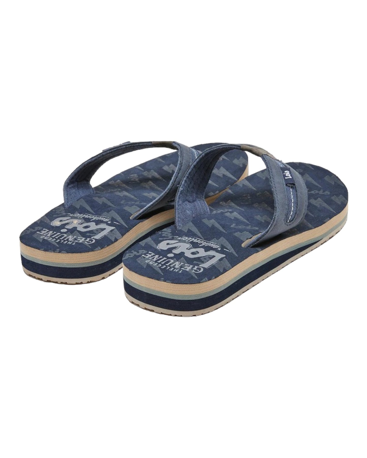 MEN'S SANDALS LOIS 86077 IN NAVY