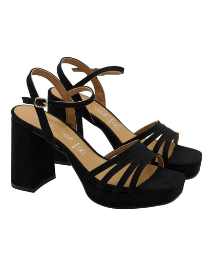 SANDALIAS DE MUJER DANIELA VEGA 2254 EN NEGRO