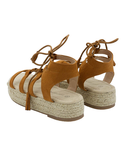 WOMEN'S SANDALS STAY 83-299 IN CAMEL