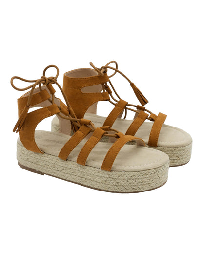 WOMEN'S SANDALS STAY 83-299 IN CAMEL