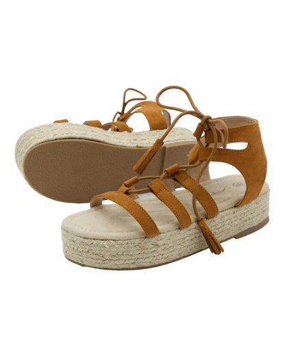 SANDALIAS DE MUJER STAY 83-299 EN CAMEL