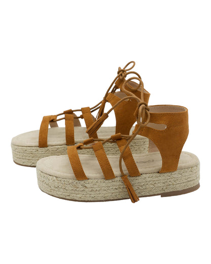 WOMEN'S SANDALS STAY 83-299 IN CAMEL