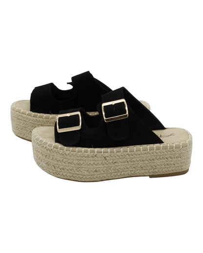 SANDALIAS DE MUJER STAY 17-284 EN NEGRO